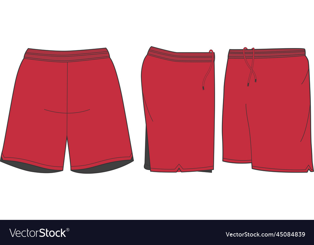 Basketball breathe easy poly mesh shorts Vector Image