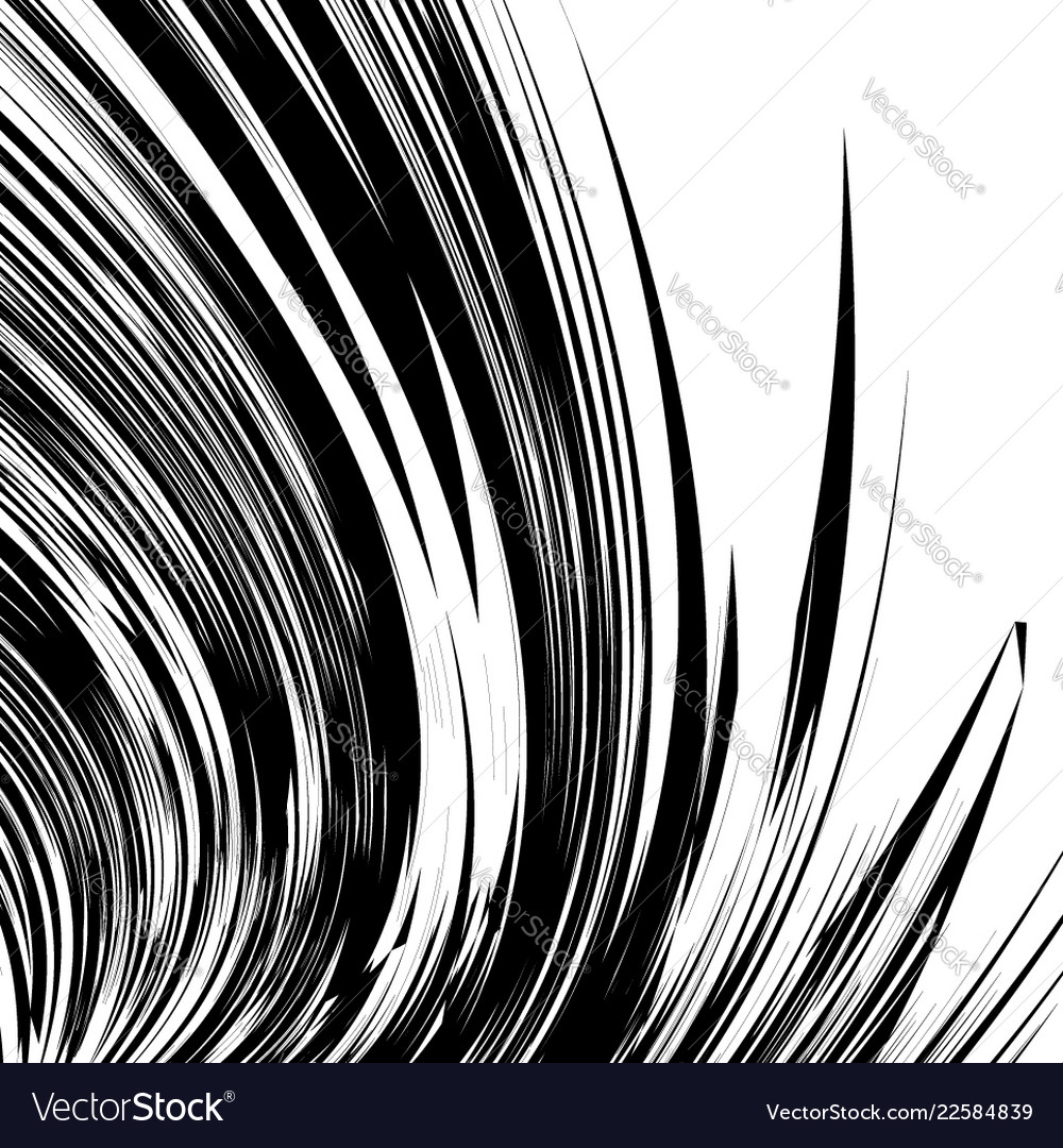 Curved lines element in clipping path vector image Curved lines element in clipping path