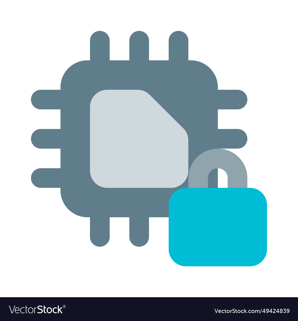 Microprocessor with locking feature for info