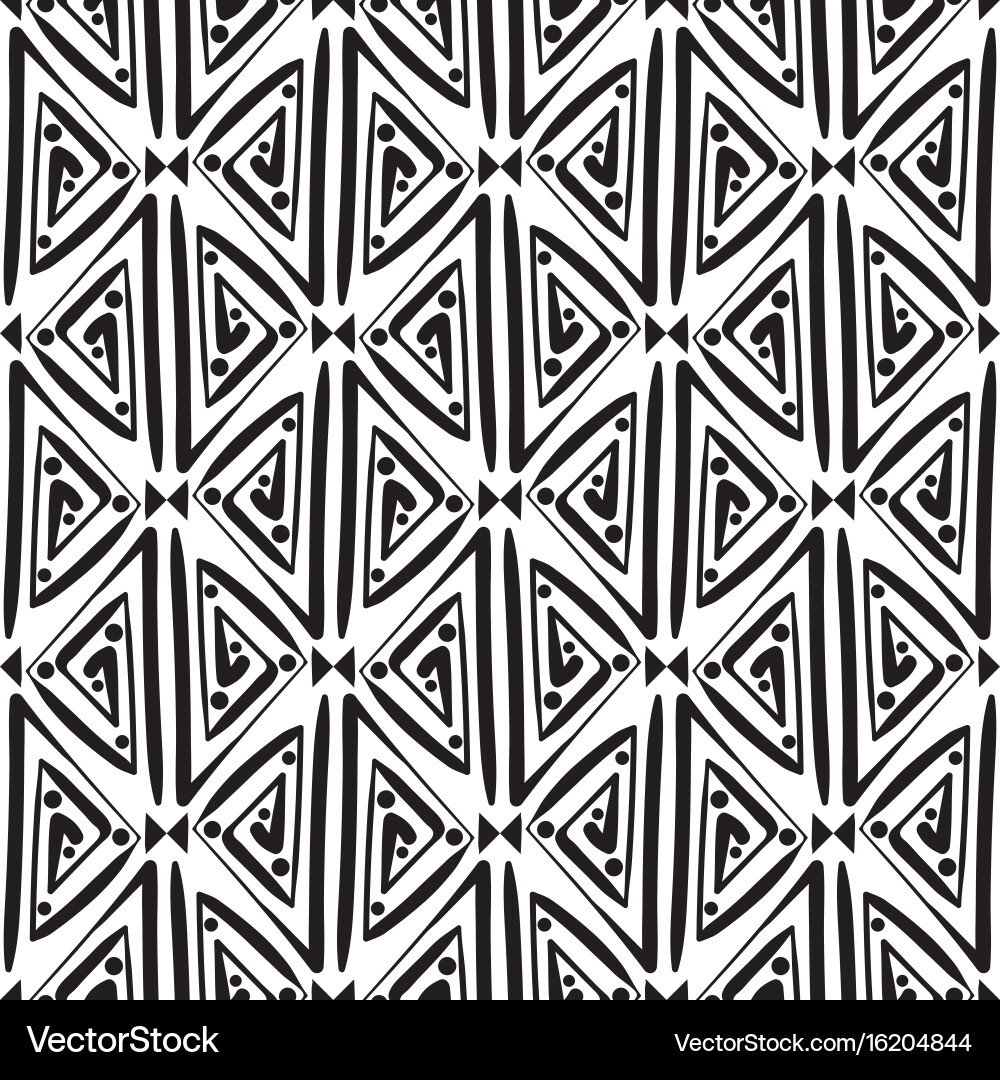 Abstract seamless hand drawn pattern Royalty Free Vector