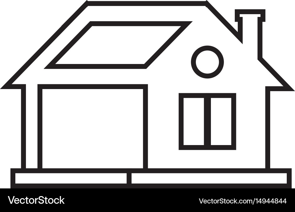 House icon Royalty Free Vector Image - VectorStock