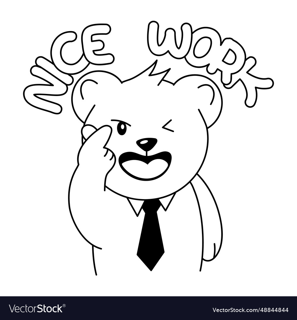 Nice Work Royalty Free Vector Image VectorStock nice-work-royalty-free-vector-image-vectorstock