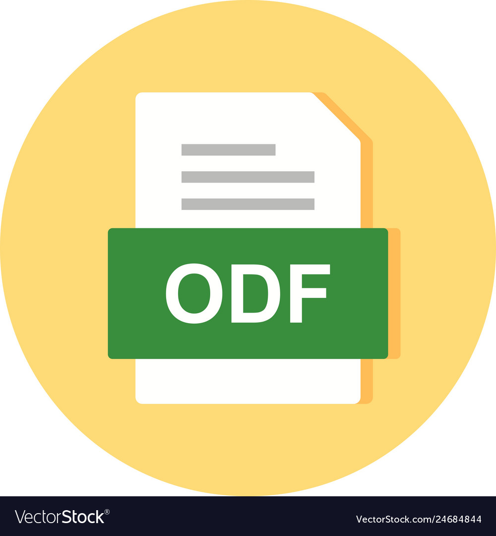 Odf file document icon