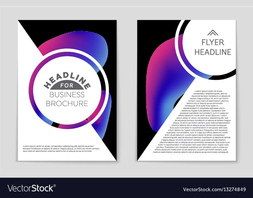 Abstract layout background set for art