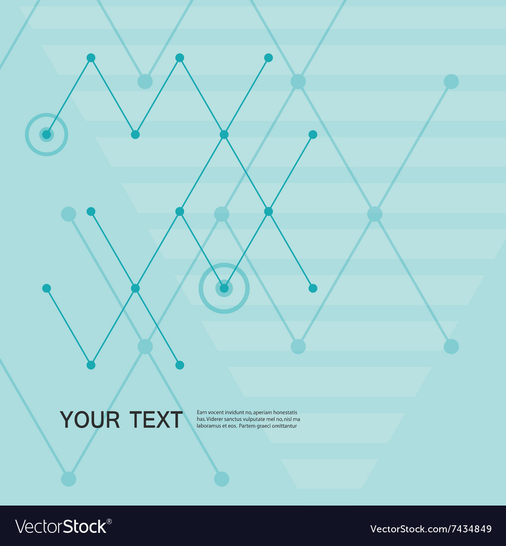 Abstract line and triangular design