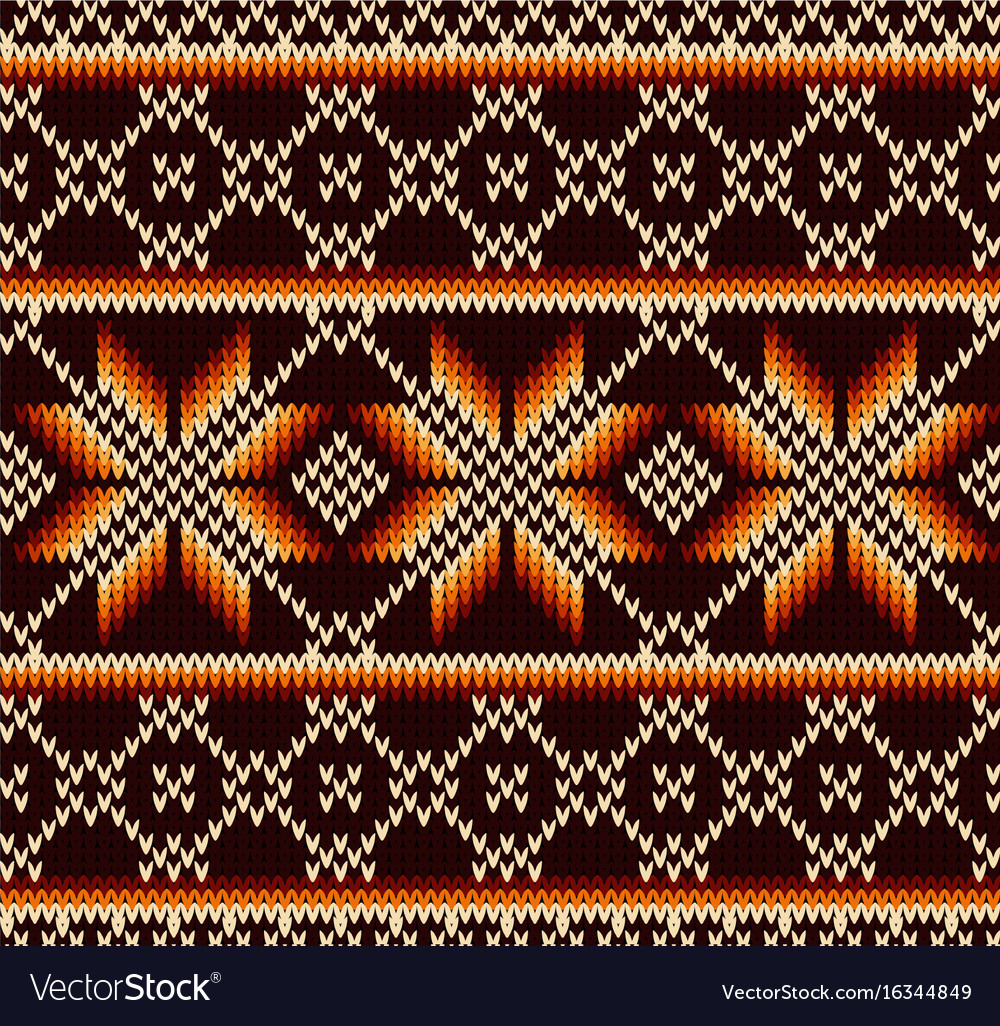 Abstract pattern with seamless knitted texture