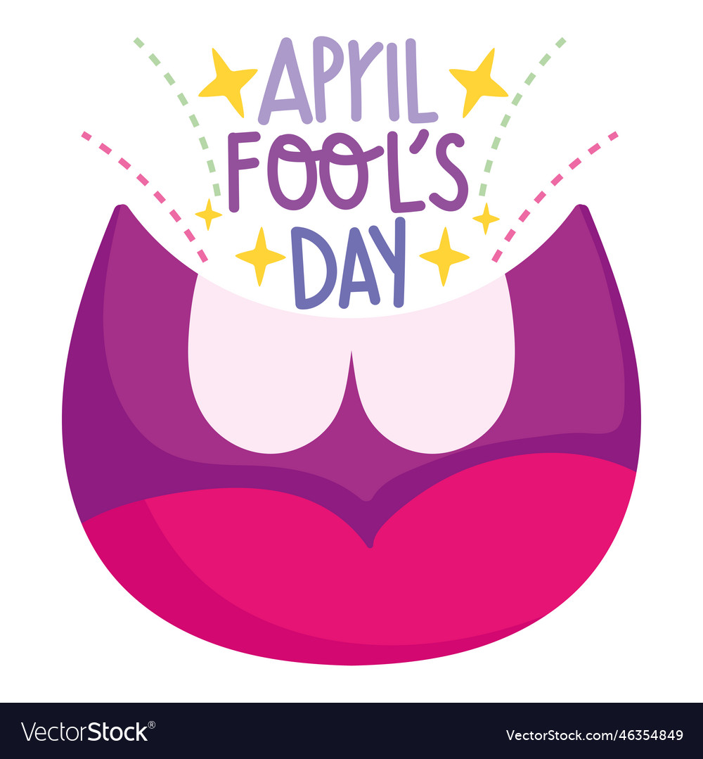 April fools day Royalty Free Vector Image - VectorStock