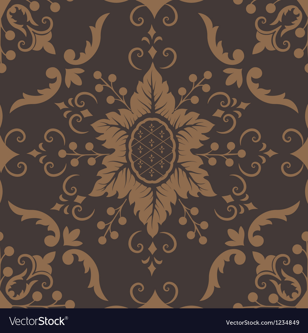 Damask Floral Pattern
