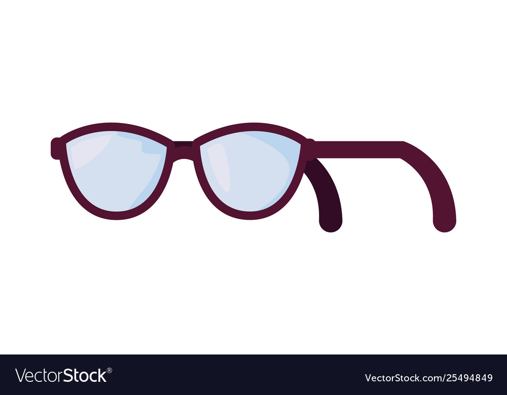 Eyeglasses optical accessory Royalty Free Vector Image