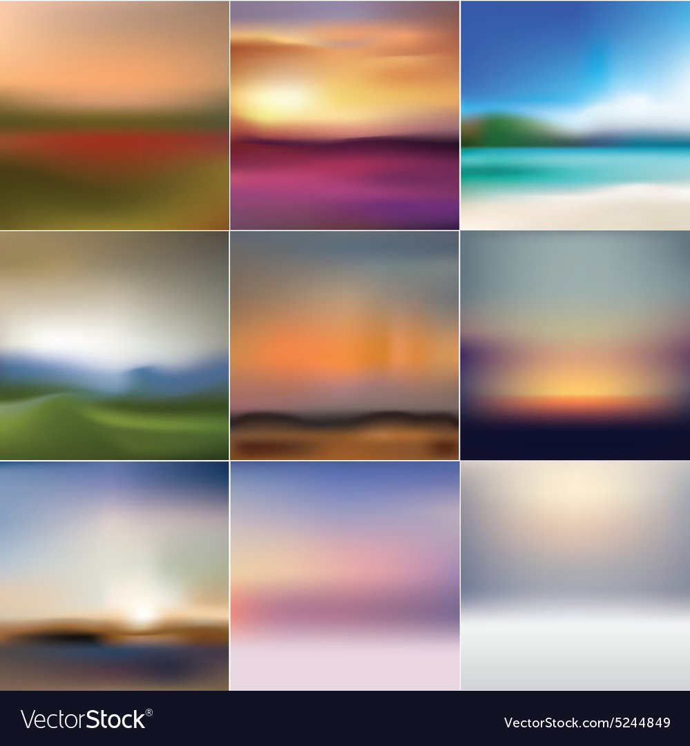 Premium collection of soft abstract background Vector Image