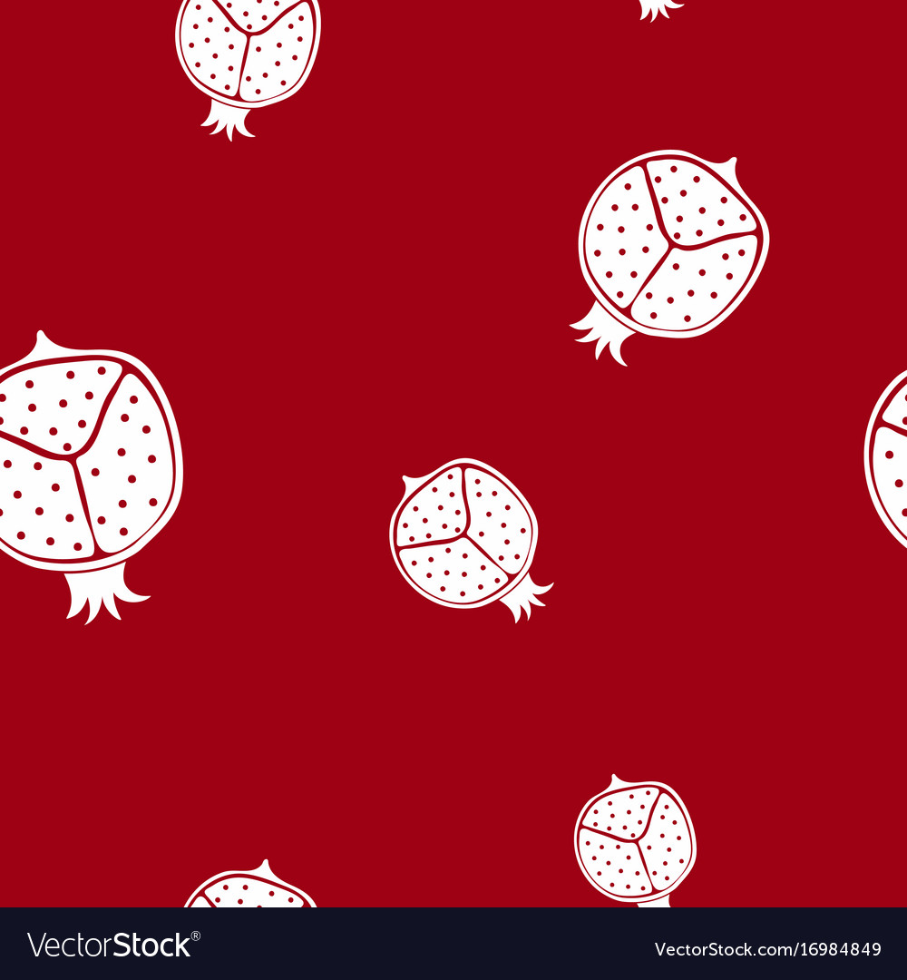 Seamless pattern with fruit icons
