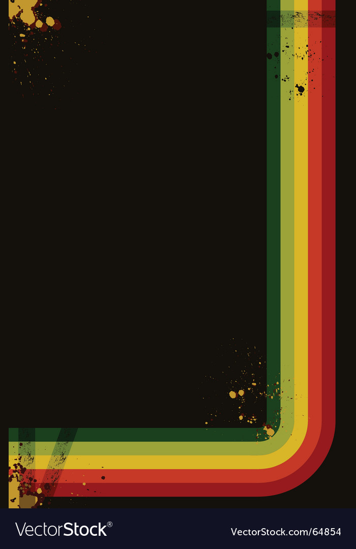 Poster with stripes