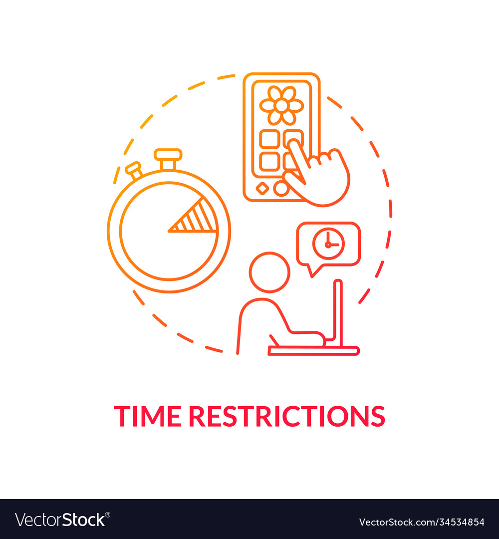 Time restrictions. Time restrictions