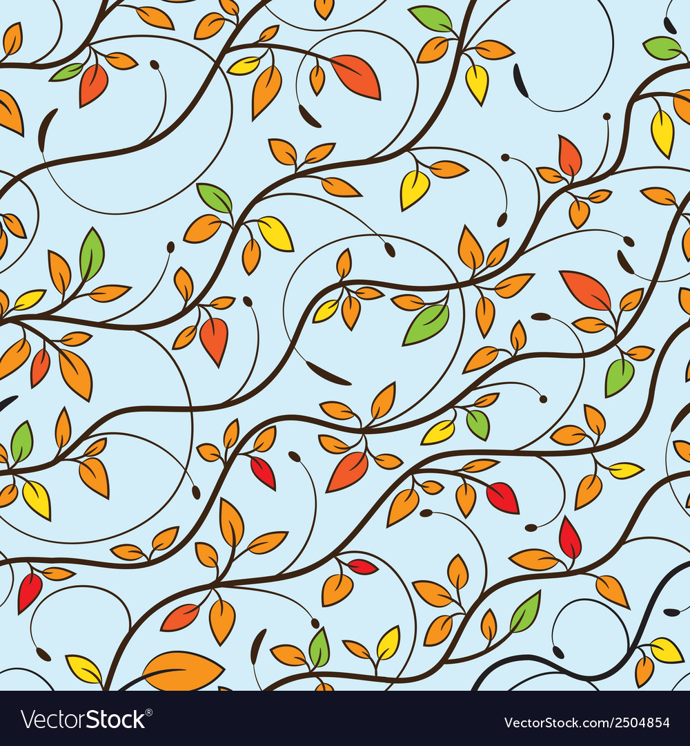 Tree seamless pattern