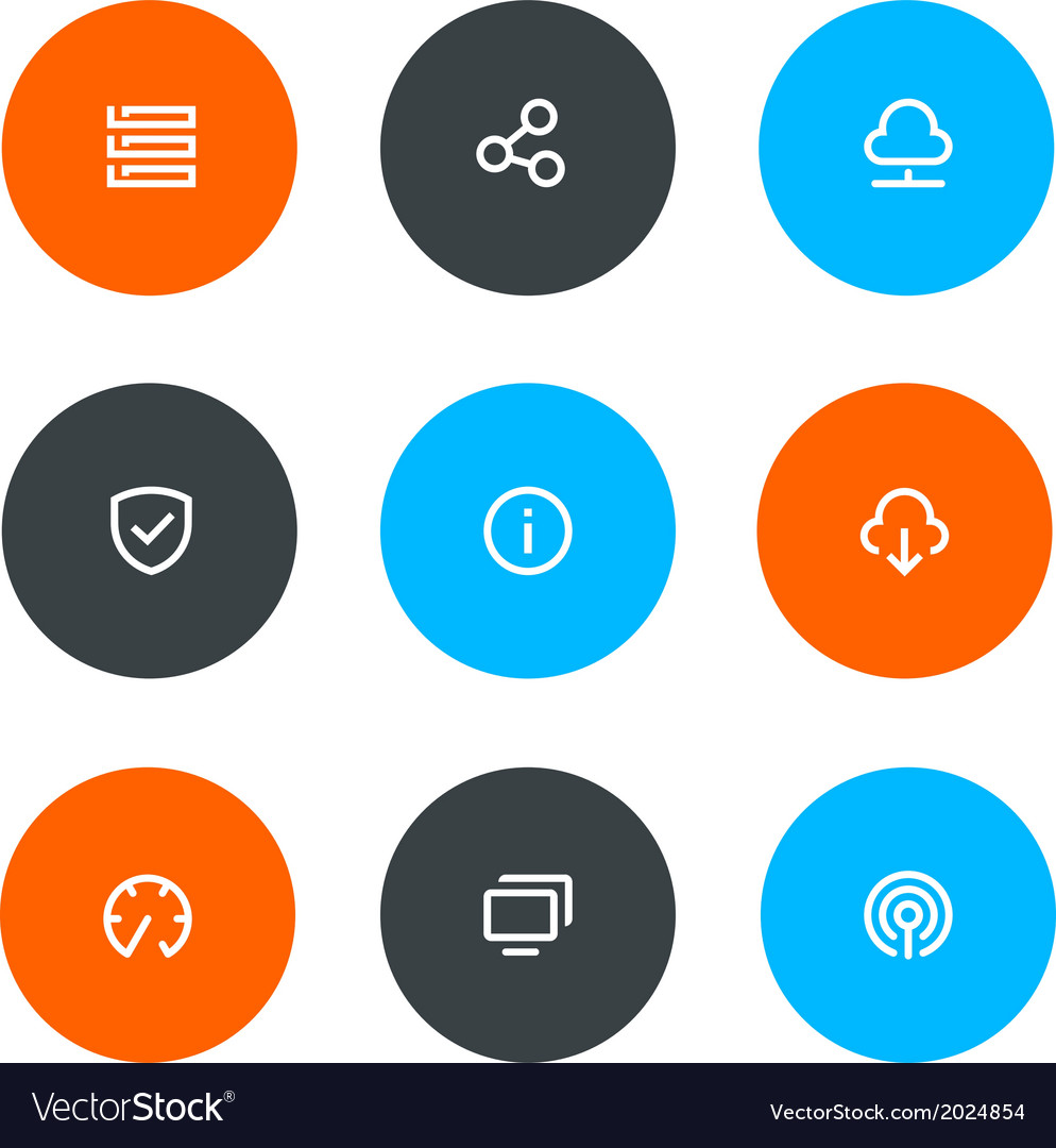 Web design icons