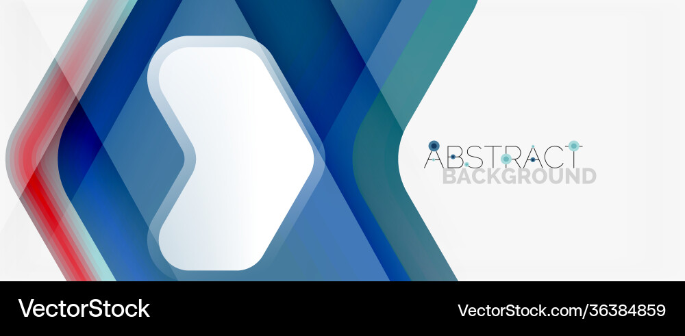 3d arrow geometric composition abstract Royalty Free Vector