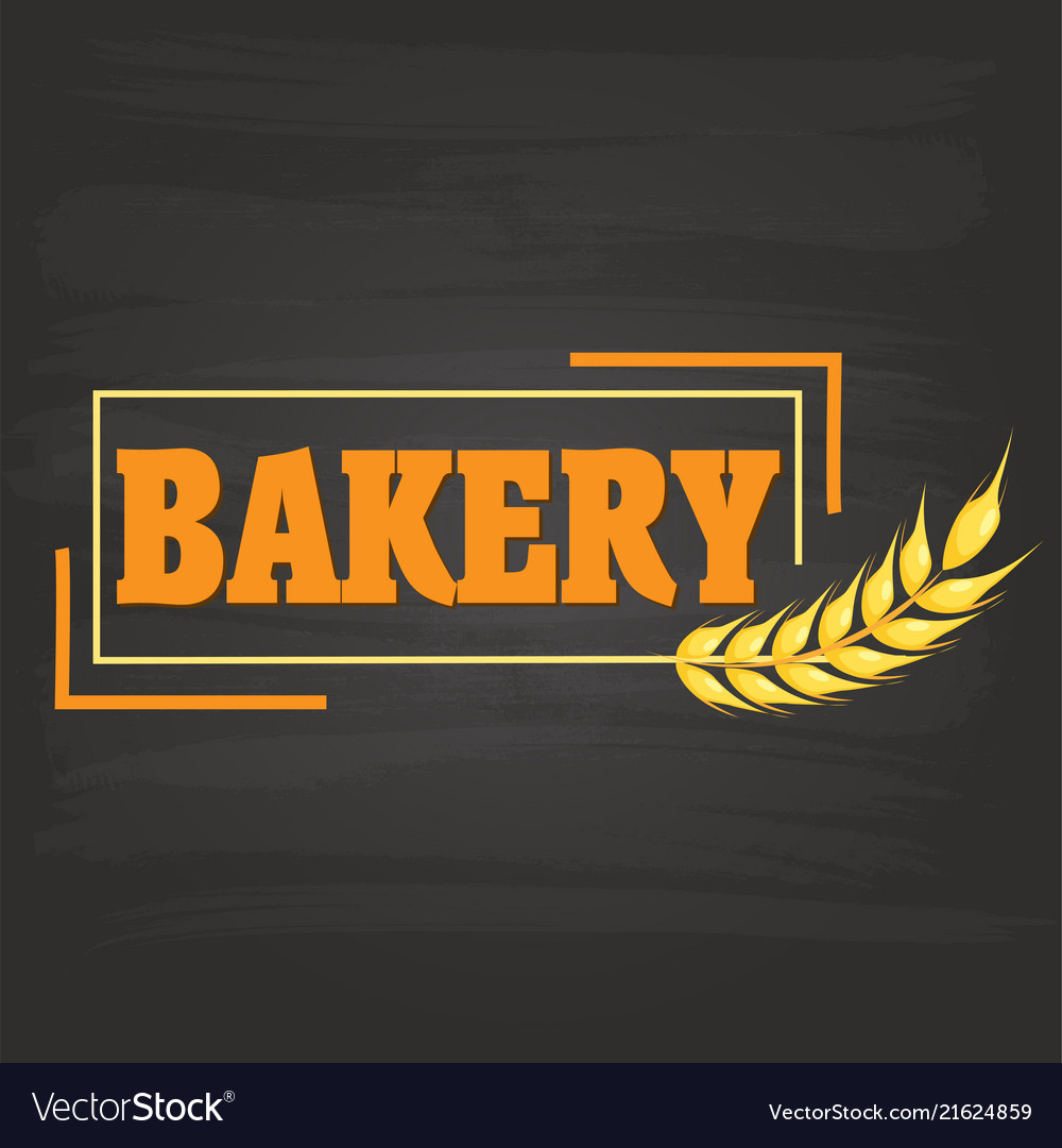 Bakery square frame malt background image vector image Bakery square frame malt background image