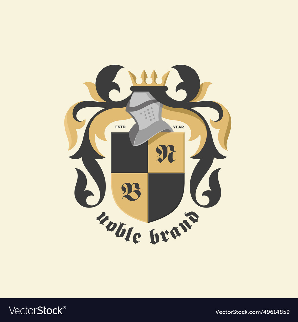 Coat of arms logo Royalty Free Vector Image - VectorStock