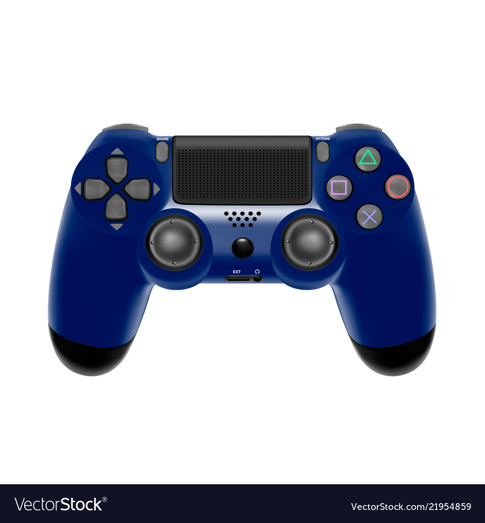 Gamepad for a console gamegame controller isolate vector image Gamepad for a console gamegame controller isolate
