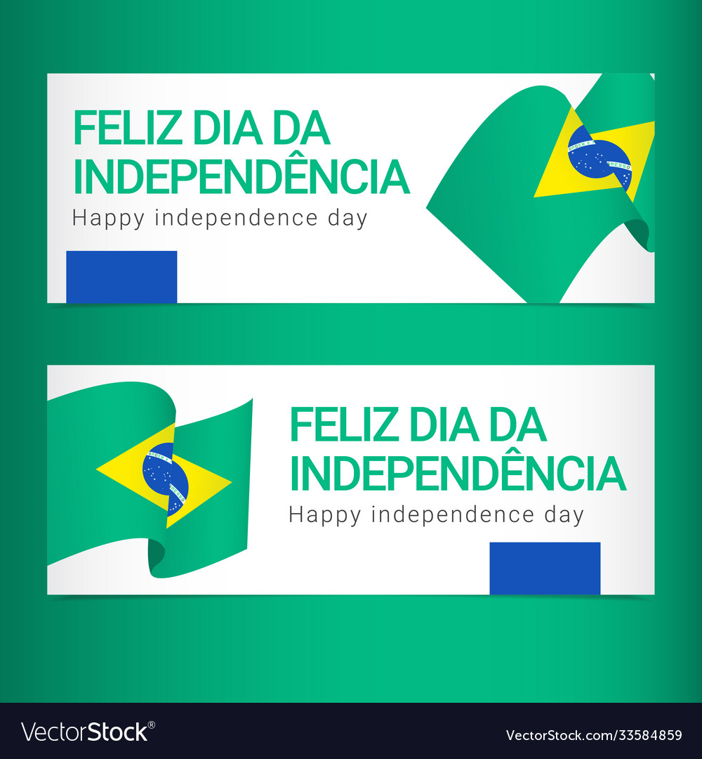 Happy brazil Unabhängigkeit Tag Vorlage Design