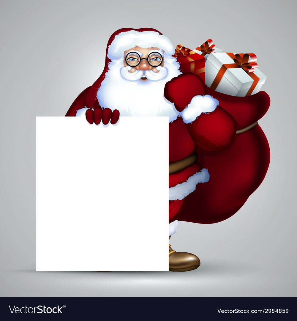 Santa claus design Royalty Free Vector Image - VectorStock