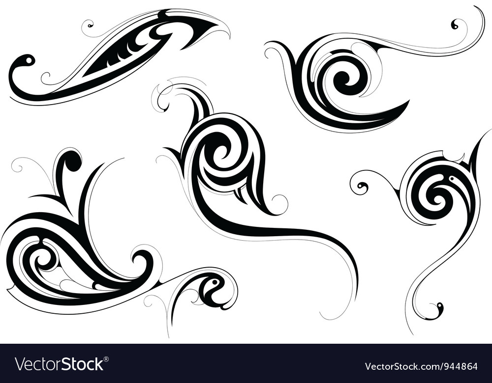 Download Abstract Swirls Royalty Free Vector Image - VectorStock