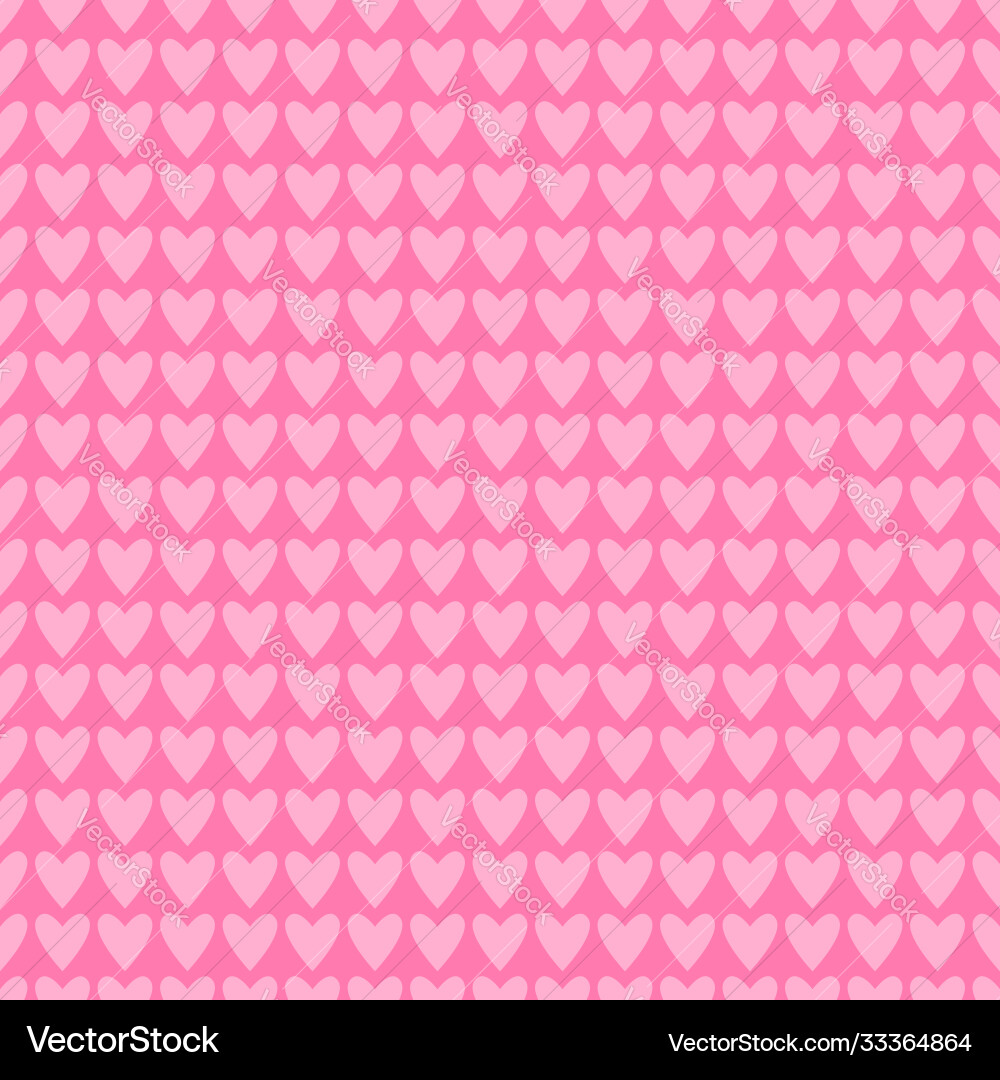 Seamless hearts pattern Royalty Free Vector Image