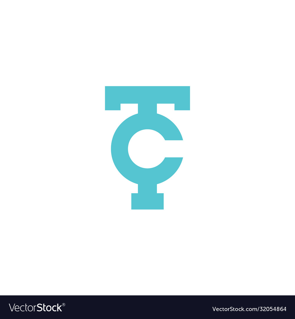 Tc logo Royalty Free Vector Image - VectorStock