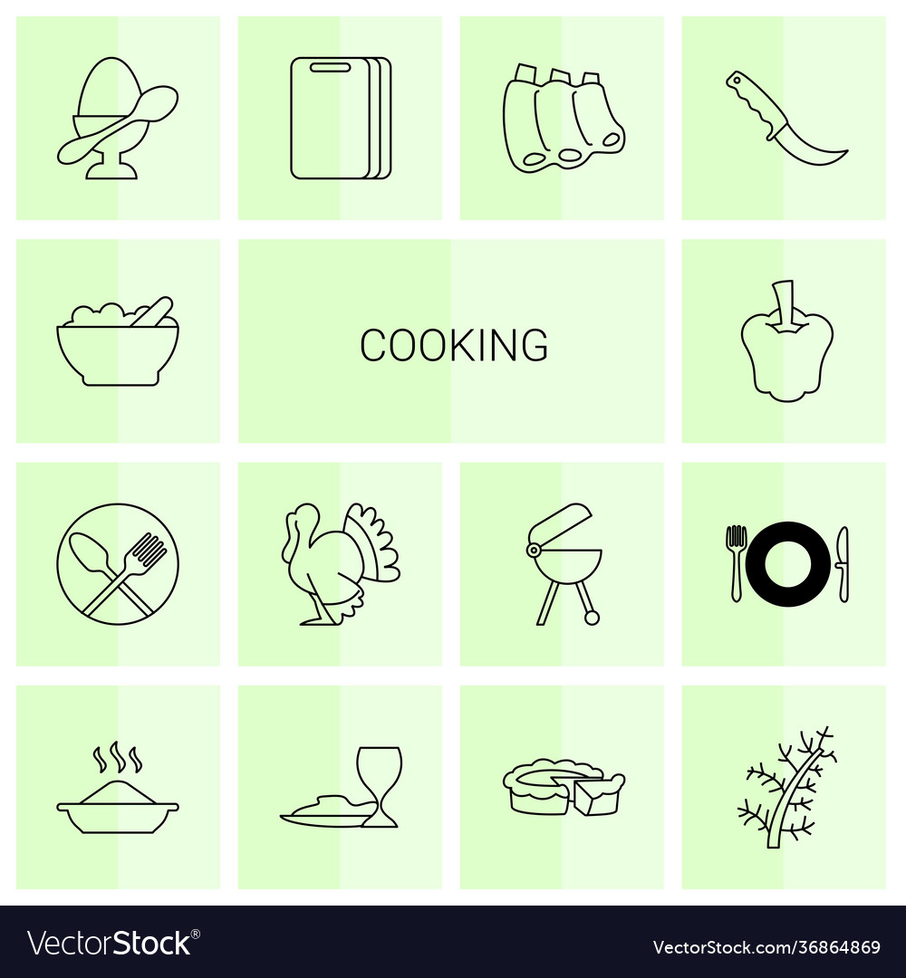 14 cooking icons