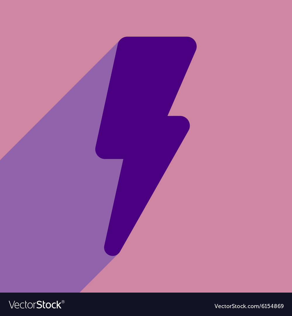 Flat with shadow icon and mobile application