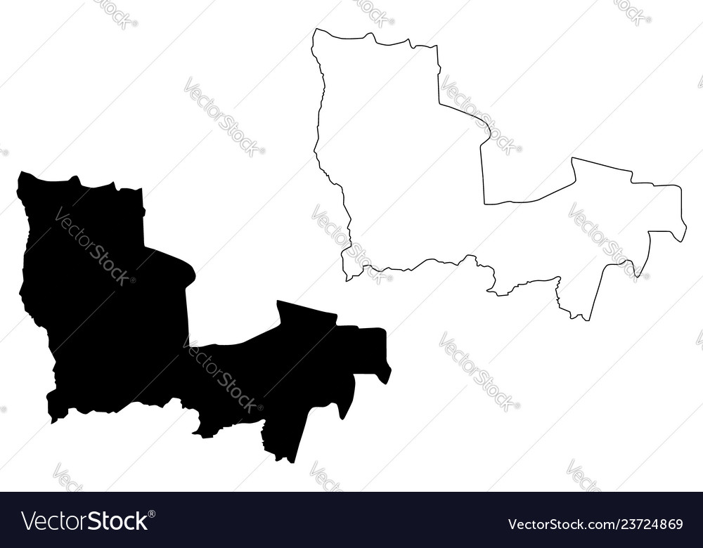 Lualaba province map Royalty Free Vector Image