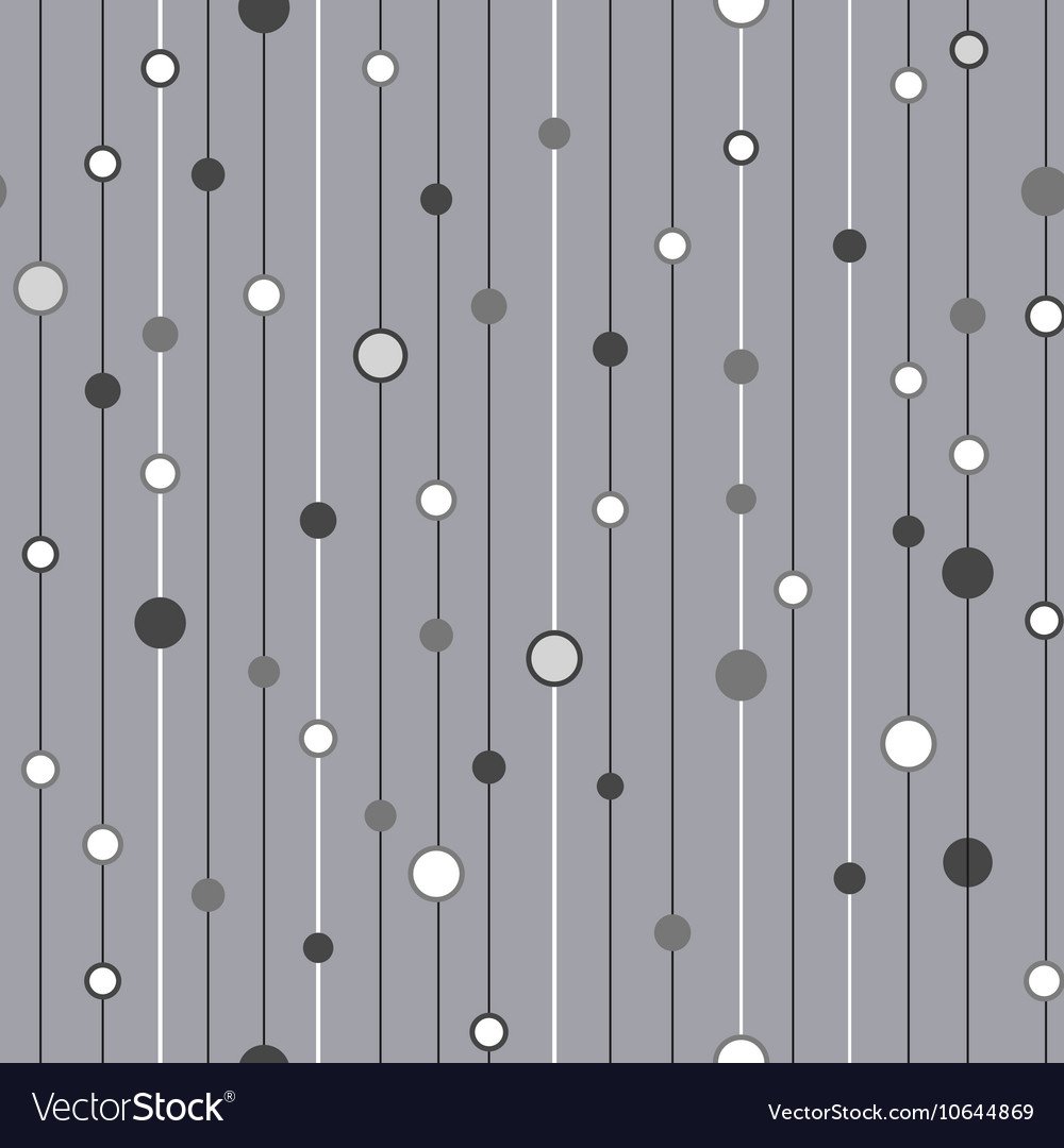 Polka dot on line seamless pattern Royalty Free Vector Image