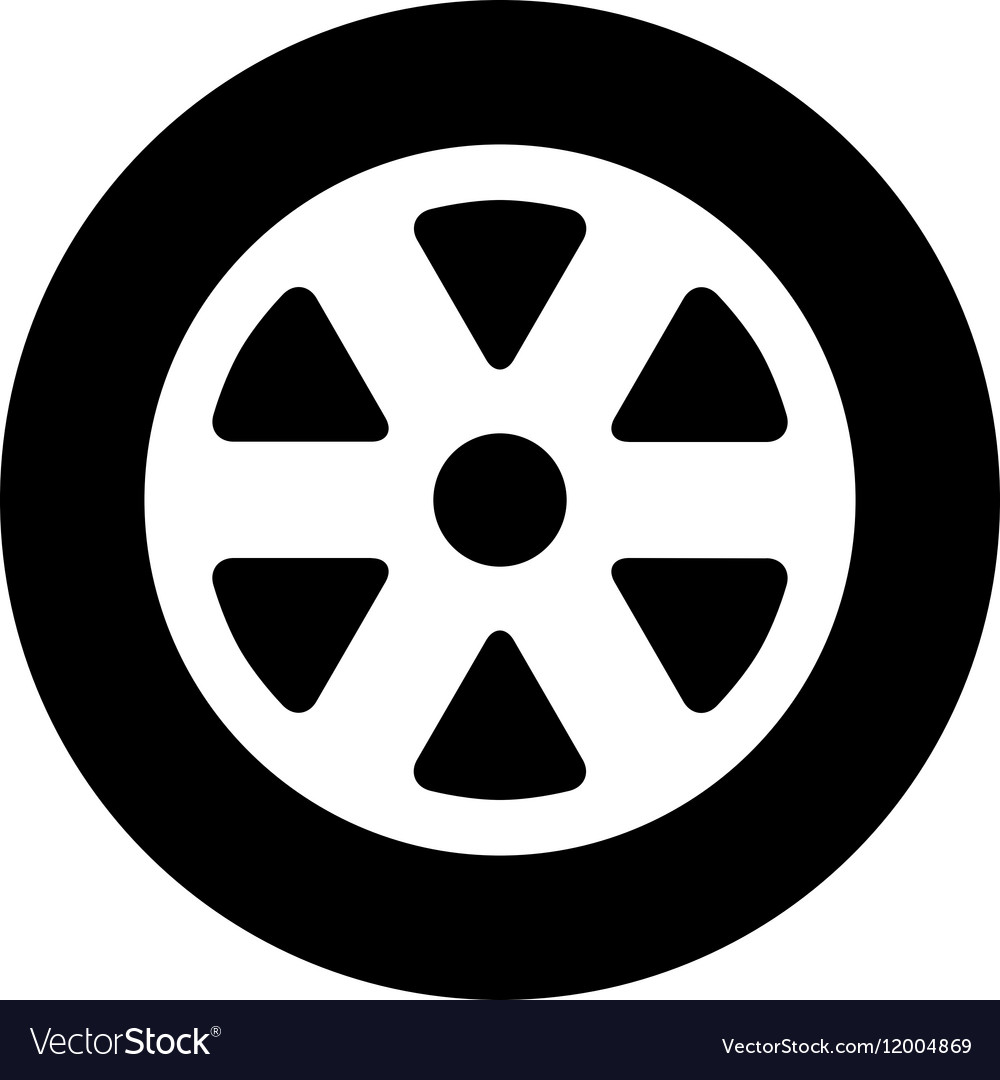 Flat Tire Vector