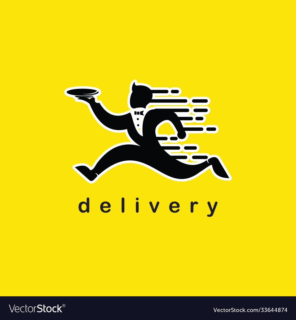 Delivery Logo Template Design Royalty Free Vector Image