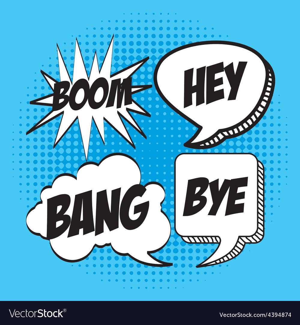 Dynamische Pop-Art Explosion