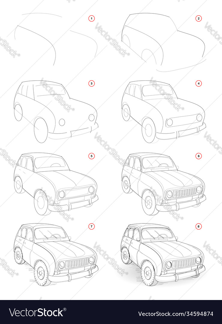 How to draw step sketch imaginary cute