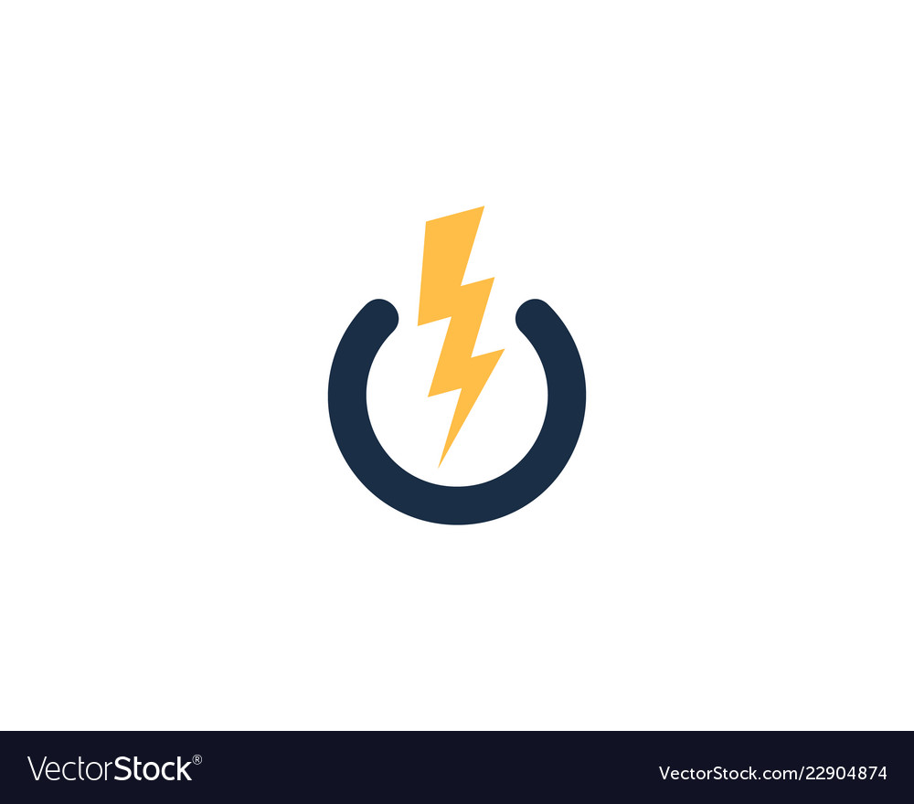 Power Logo Icon Design Royalty Free Vector Image