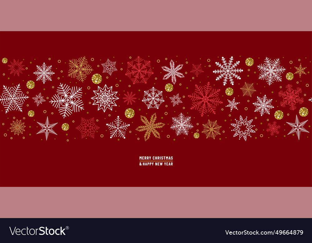 Merry christmas happy new year vector image Merry christmas happy new year