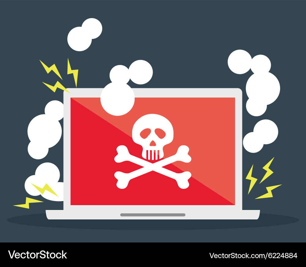 Digital fraud and hacking design Royalty Free Vector Image