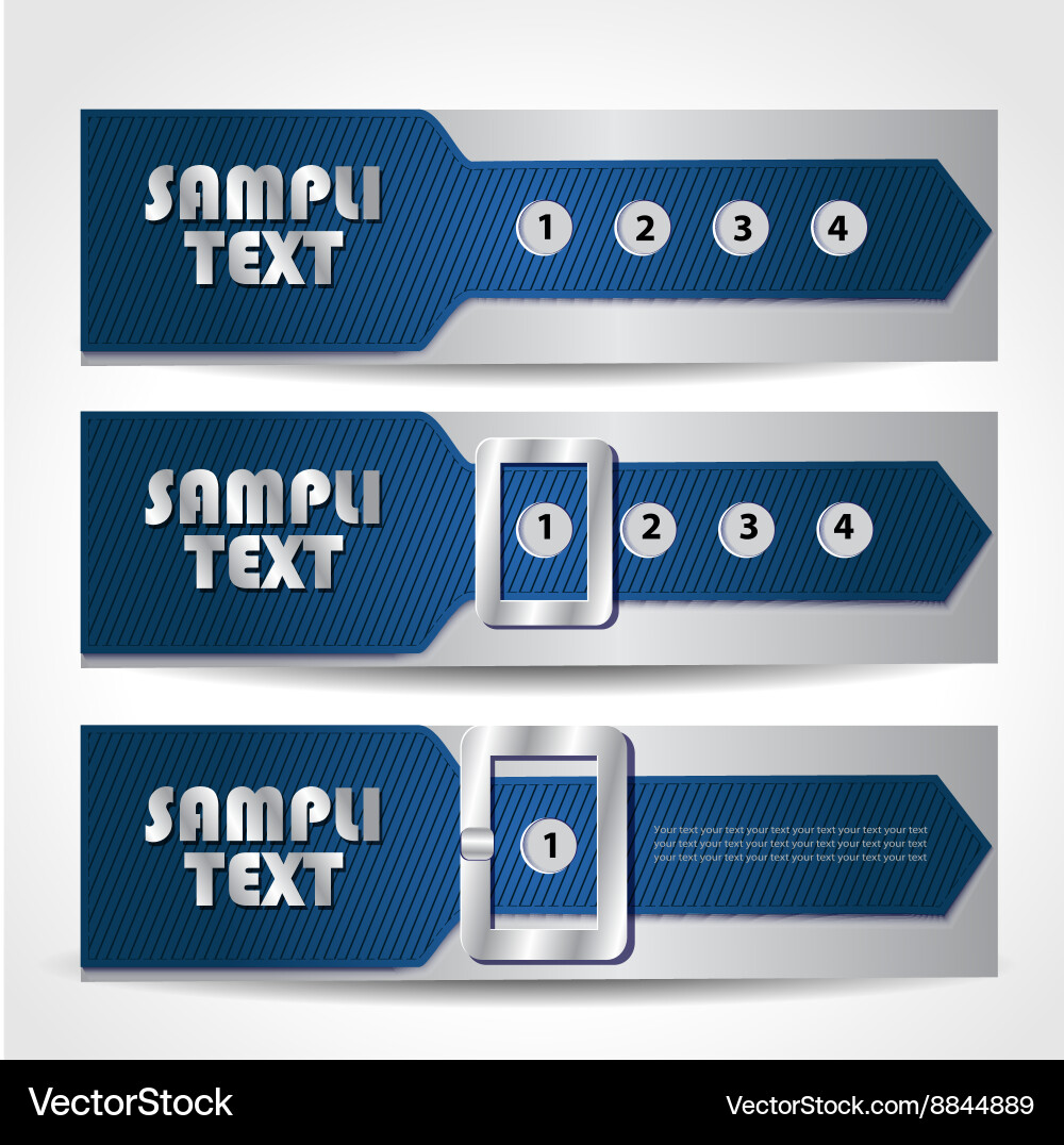 Banner 1 Royalty Free Vector Image - VectorStock