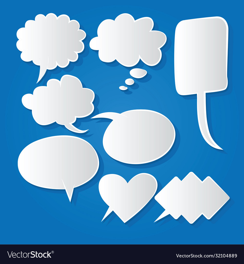 Comic bubble speech balloons cartoon 162