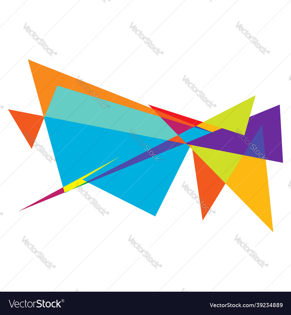 Edgy ruptured shatter splinter shape design vector image Edgy ruptured shatter splinter shape design