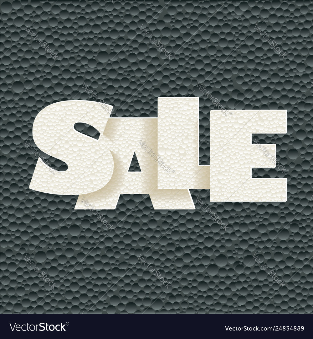 Sale Banner Design Template With Abstract Texture Vector Image