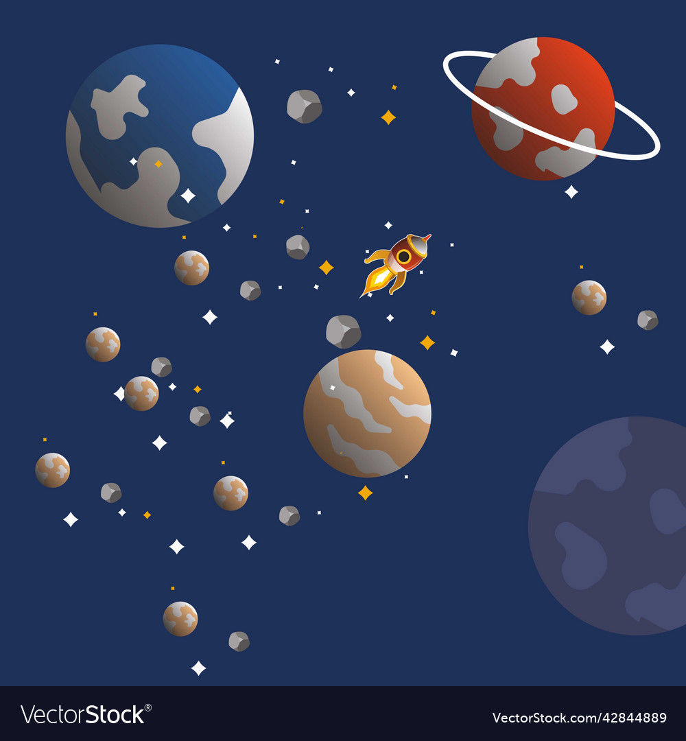 Sonnensystem von Planeten