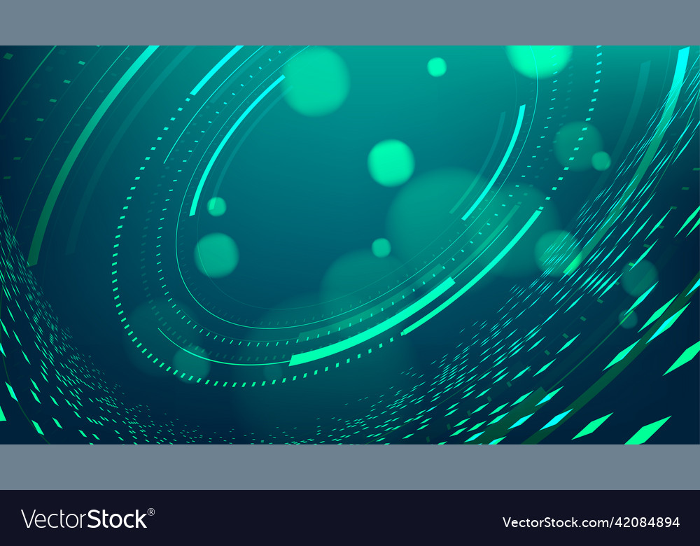 Futuristic background with dots combination vector image Futuristic background with dots combination