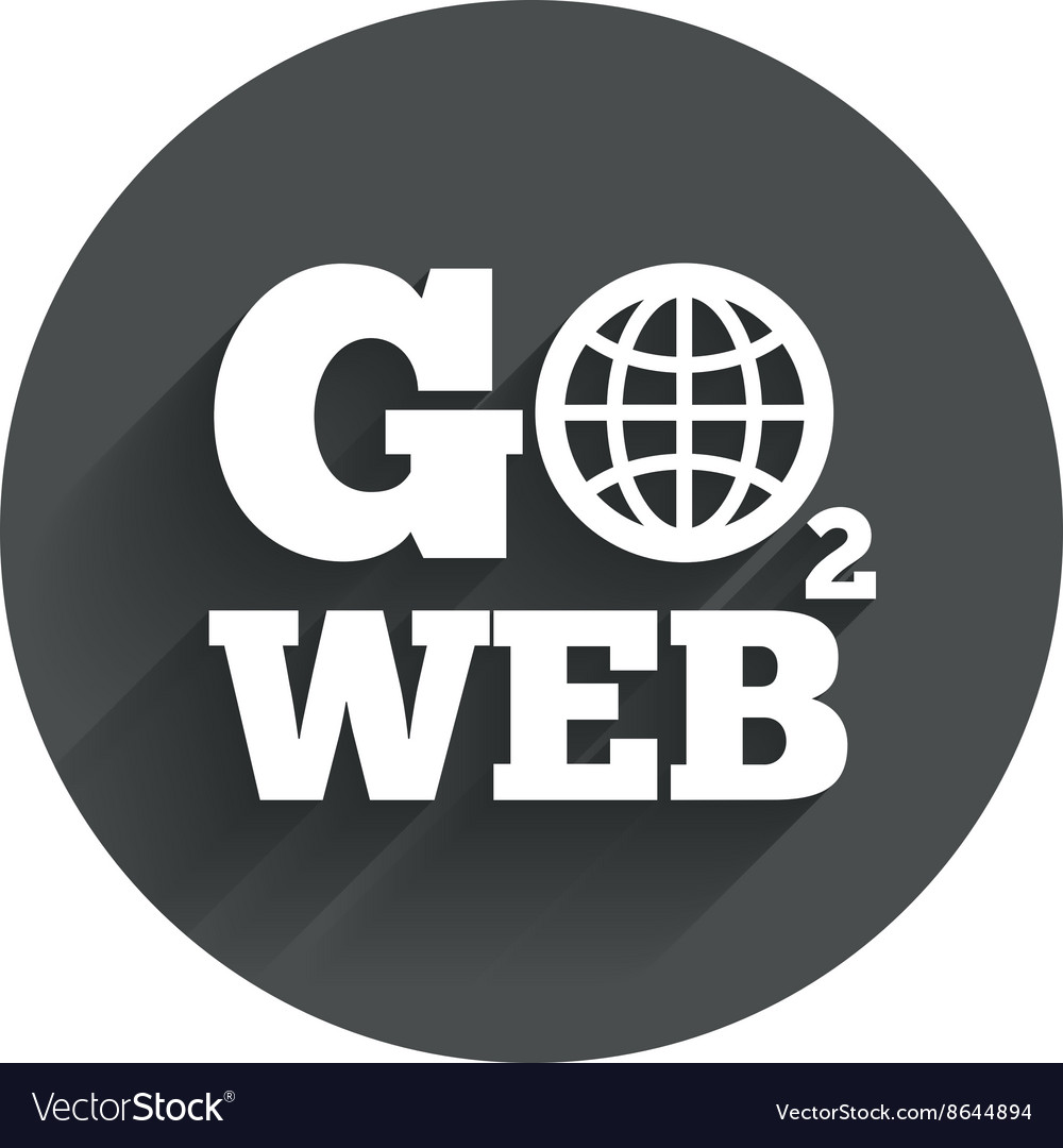 Go to web icon internet access symbol