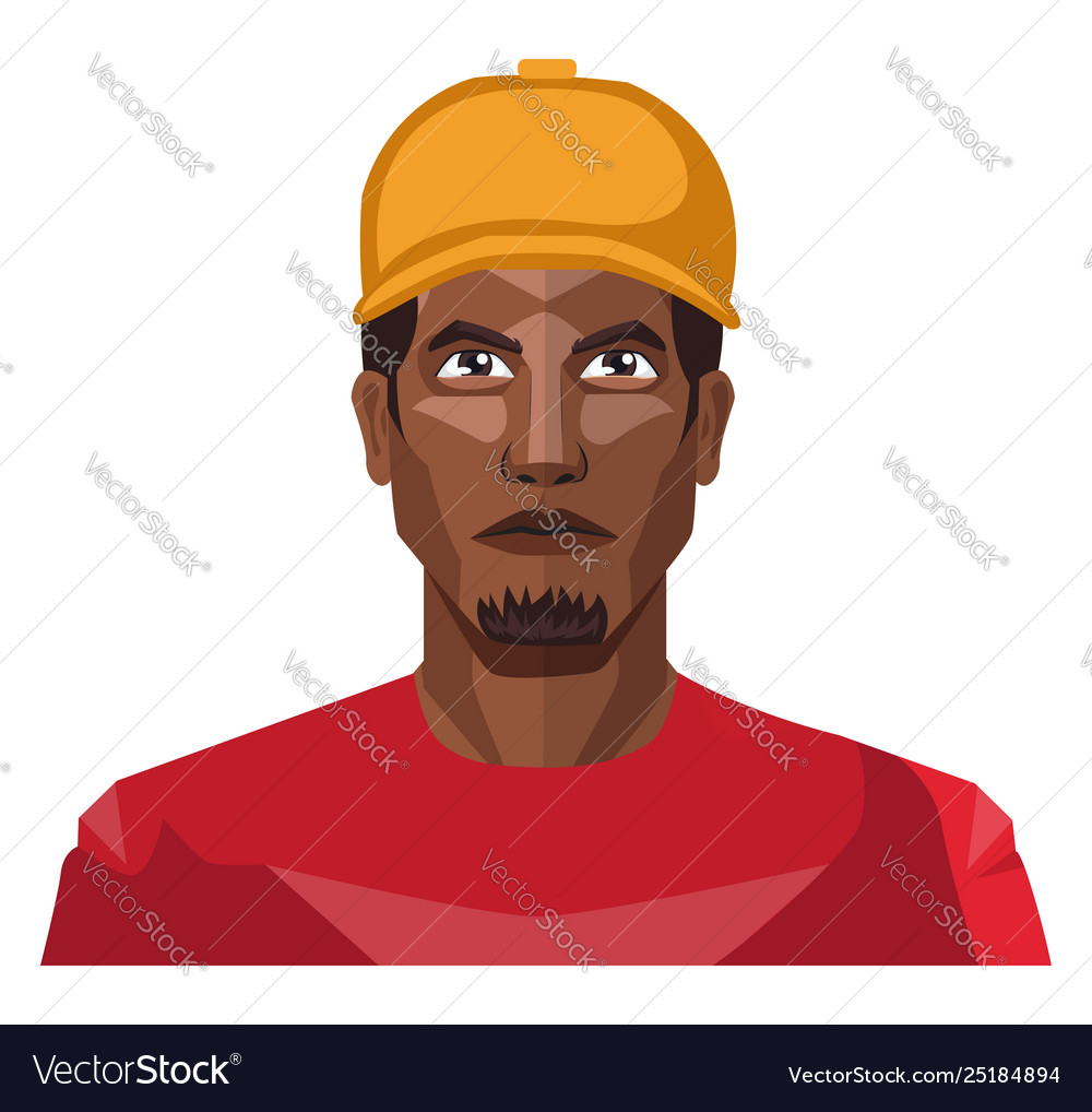 Guy with a sales hat