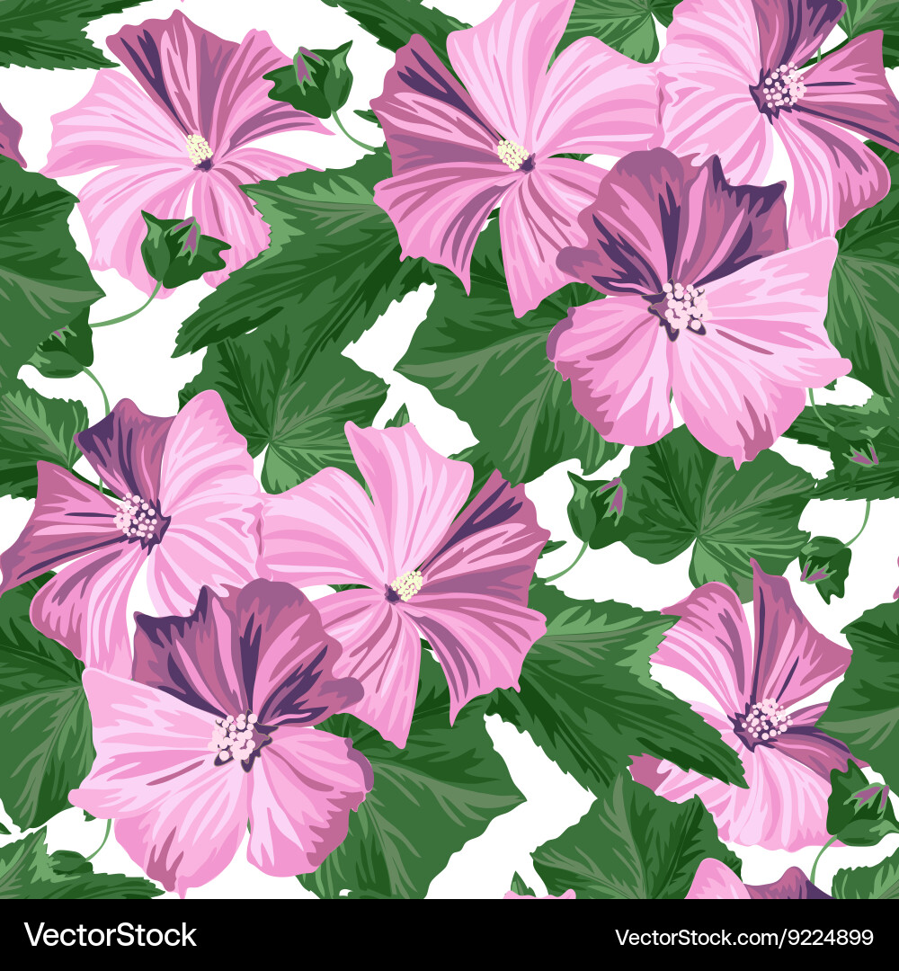 Floral seamless pattern Royalty Free Vector Image