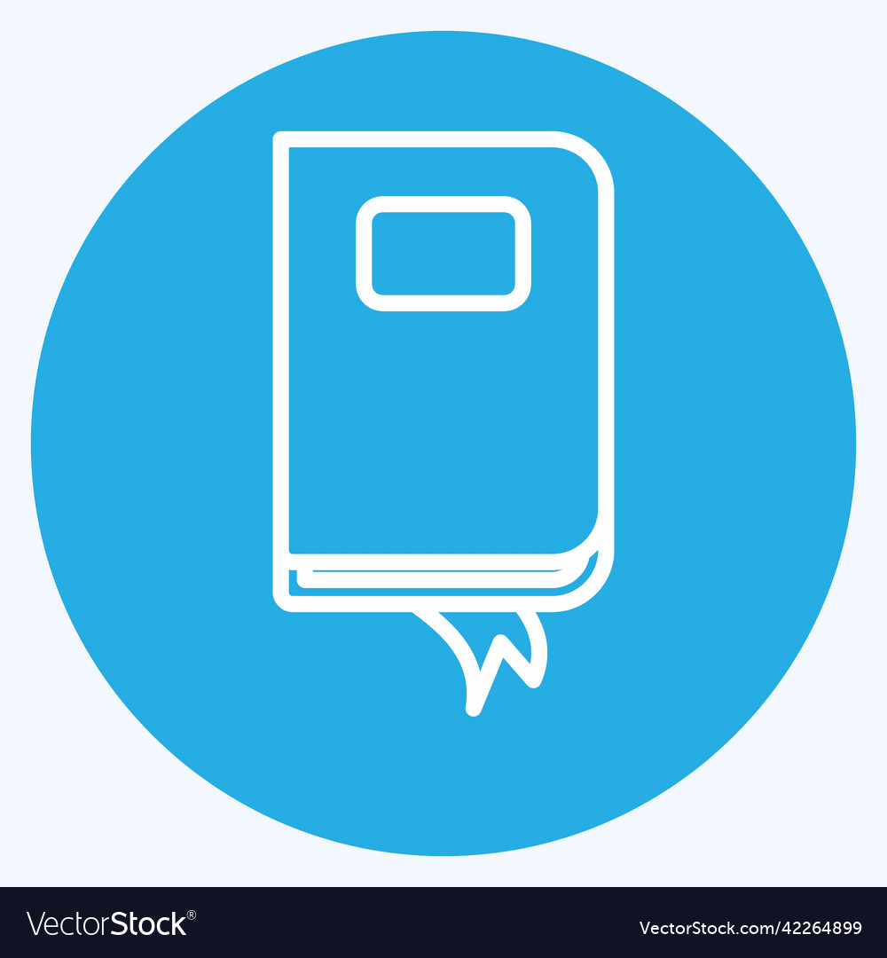 Icon notebook suitable for web interface symbol Vector Image