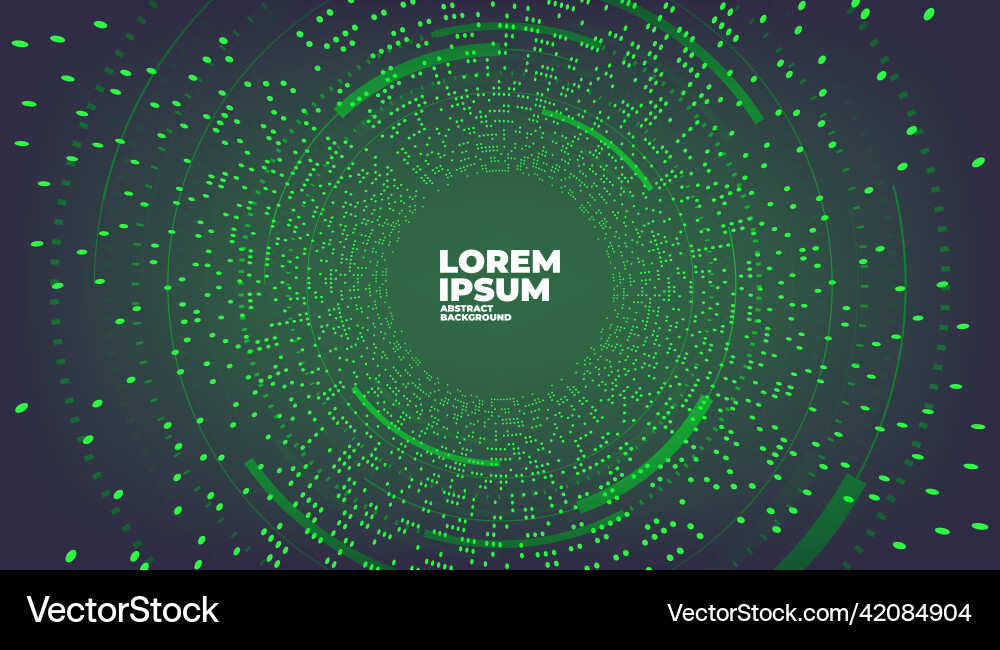 Futuristic background with dots combination Vector Image